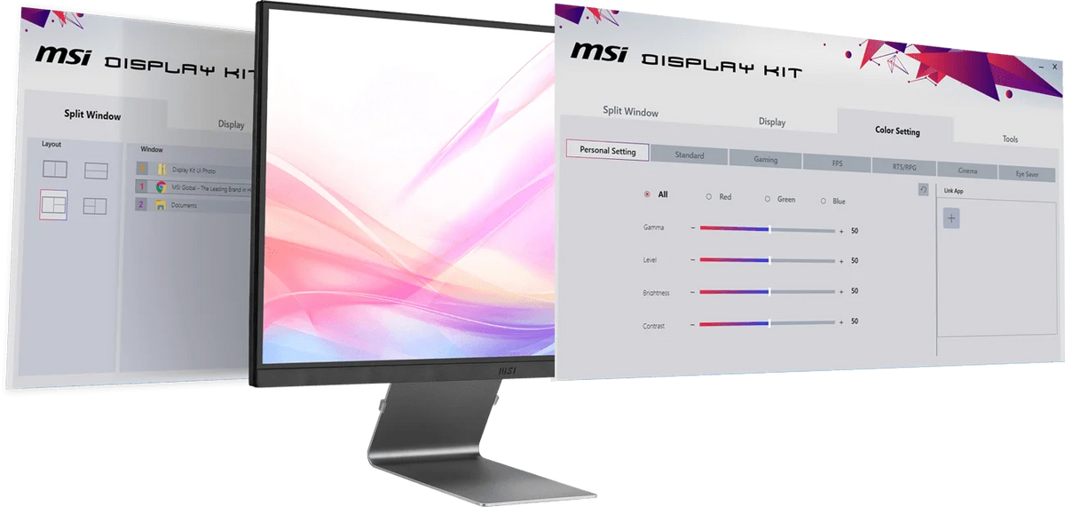 Msi modern md271ul 27’’ monitor 3840 x 2160 (uhd) ips 60 hz 4ms hdmi dp
