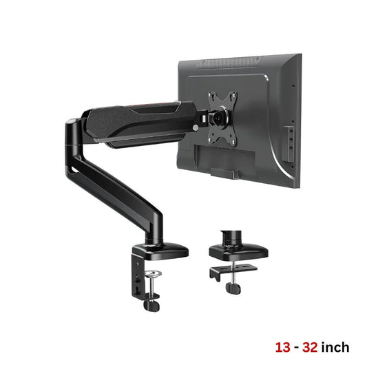Redragon gmk914 single monitor mount stand - gas spring adjustable arms tv &