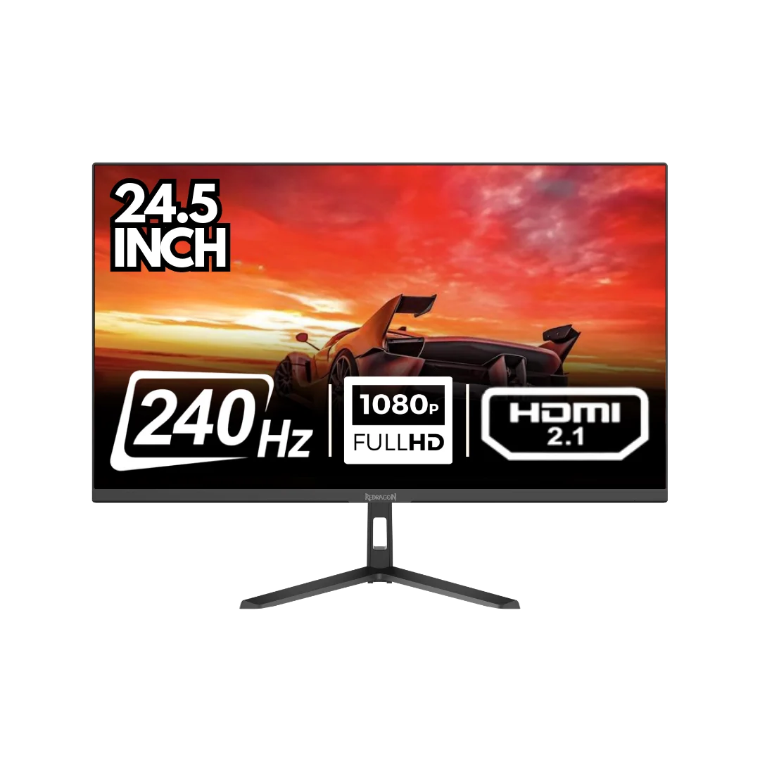 Redragon hannon gmw2581se fast ips flat fhd gaming led monitor 240hz 1ms