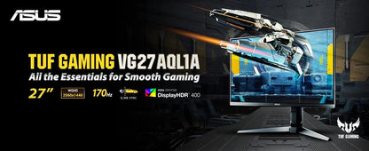 Asus tuf vg27aql1a 27” ips 2k hdr 170hz 1ms - pc hardware