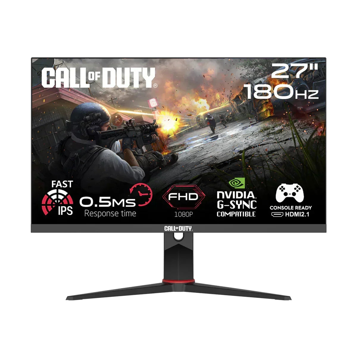 Call of duty officially licensed cod27fhd180ips 27 inch gaming monitor – fhd 1080p gaming monitor 180hz ips 0.5ms