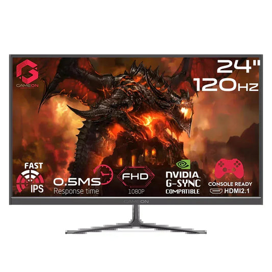 Gameon essential series 23.8’’ fhd 120hz 0.5ms fast ips - monitors