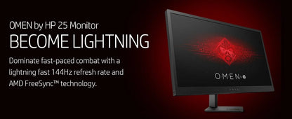 Omen by hp 25 gaming display 144hz 1ms - pc hardware