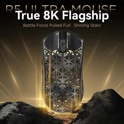 Attack shark r5ultra 8k carbon fiber wireless gaming mouse with 42000 dpi