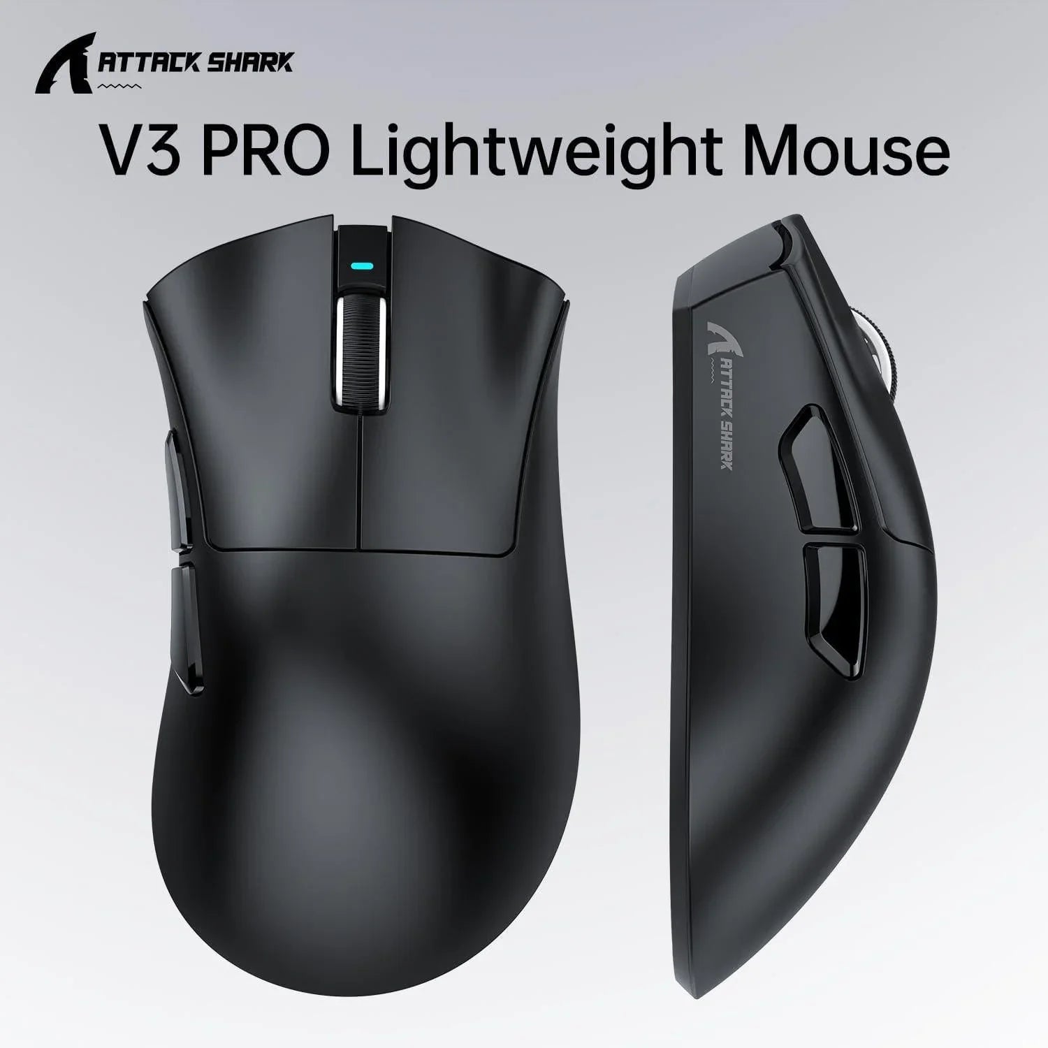 Attack shark v3pro wireless esports gaming mouse with magnetic charging