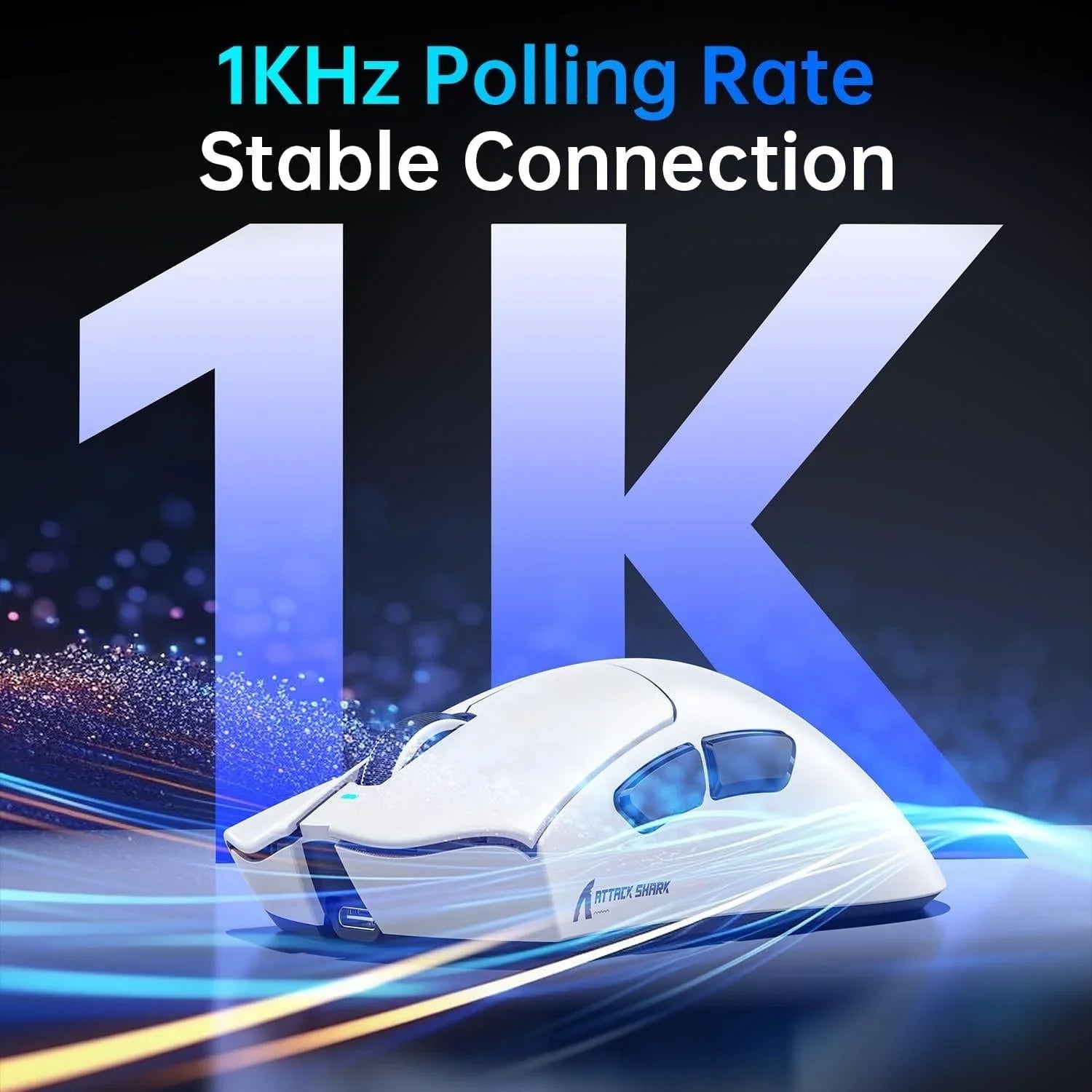 Attack shark v3pro wireless esports gaming mouse with magnetic charging