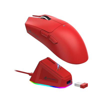 Attack shark x11 lightweight wireless gaming mouse with rgb charging