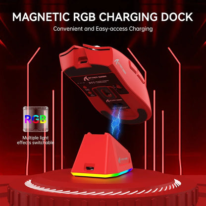 Attack shark x11 lightweight wireless gaming mouse with rgb charging