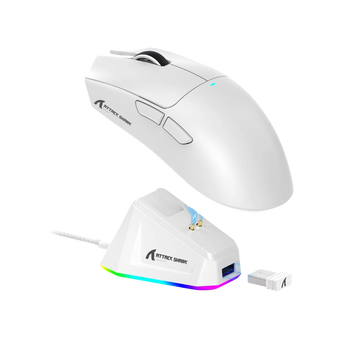 Attack shark x11 lightweight wireless gaming mouse with rgb charging