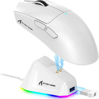 Attack shark x11 lightweight wireless gaming mouse with rgb charging