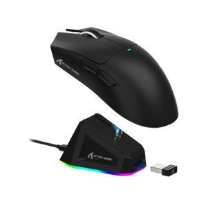 Attack shark x11 lightweight wireless gaming mouse with rgb charging