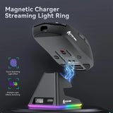Attack shark x6 lightweight wireless gaming mouse with rgb backlight charging