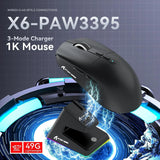 Attack shark x6 lightweight wireless gaming mouse with rgb backlight charging