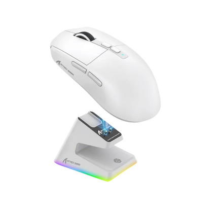 Attack shark x6 lightweight wireless gaming mouse with rgb backlight charging
