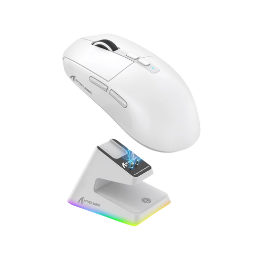 Attack shark x6 lightweight wireless gaming mouse with rgb backlight charging