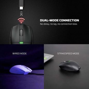 Fantech aria xd7e wireless gaming mouse - white mouse pads