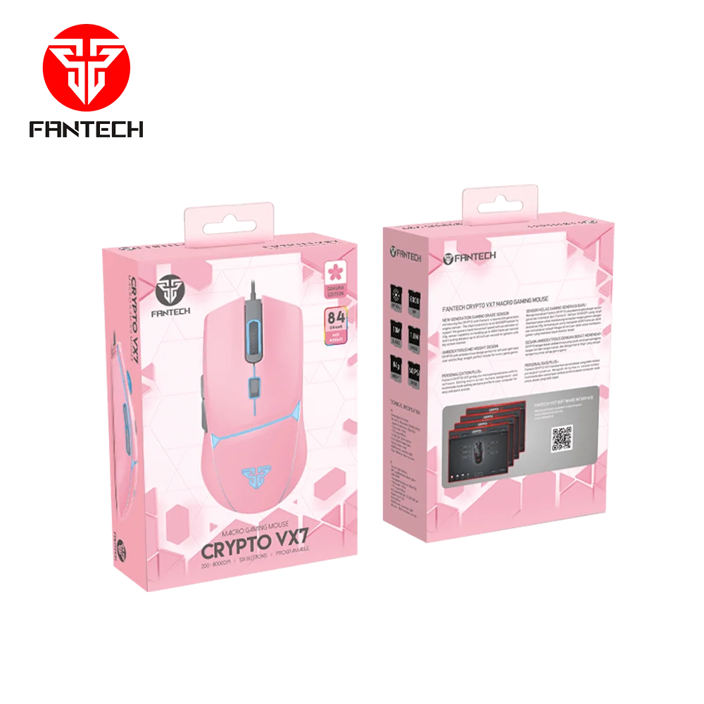 Fantech crypto vx7 macro gaming mouse