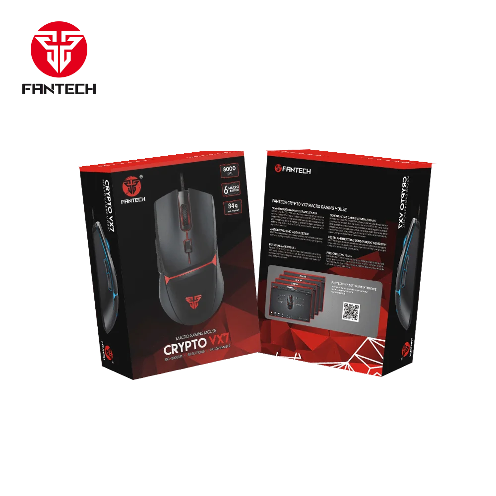 Fantech crypto vx7 macro gaming mouse