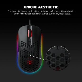 Fantech hero x18 gaming mouse rgb black