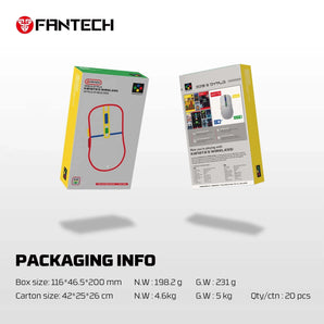 Fantech kanata s wg9s super maxfit wireless gaming mouse - dual mode connection