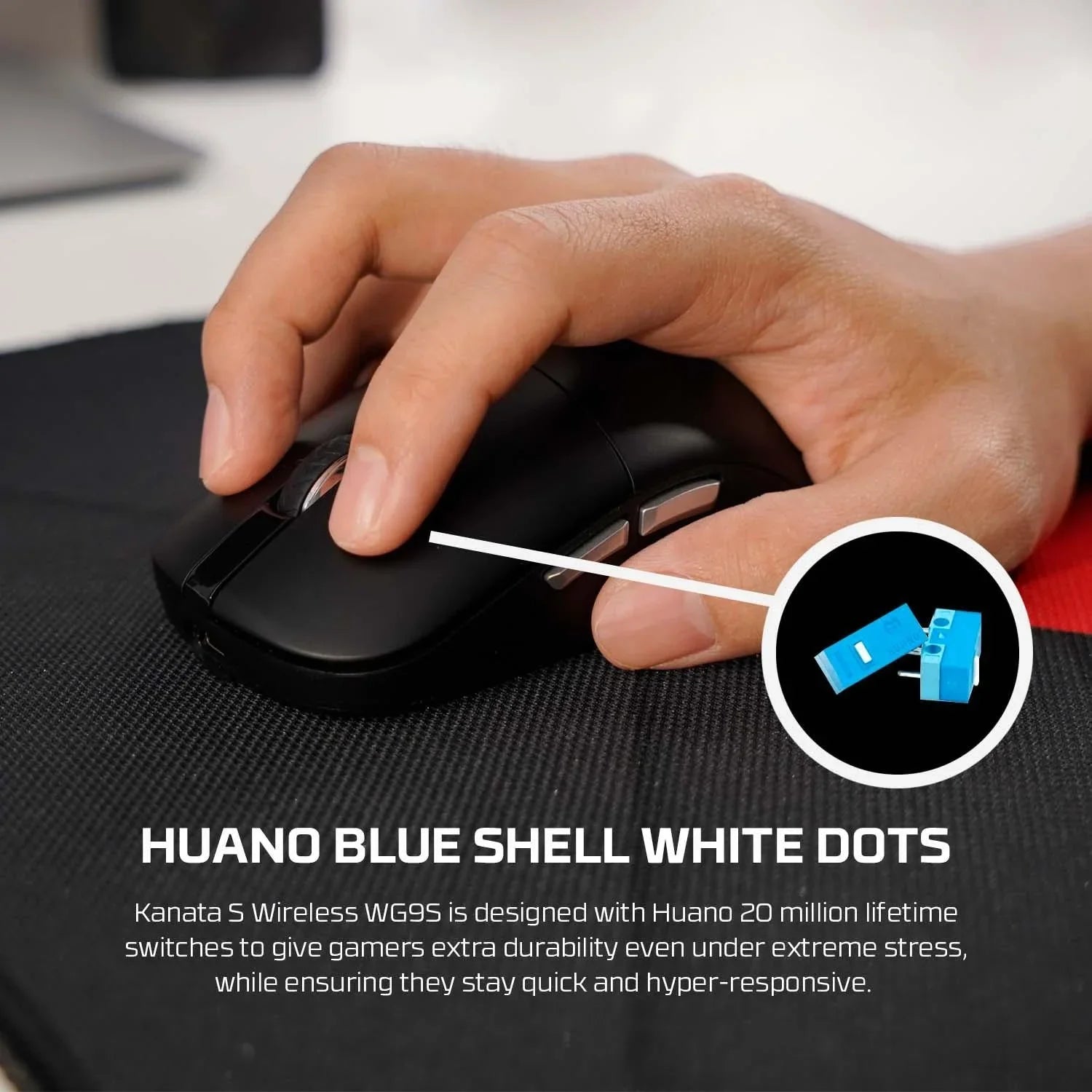 Fantech kanata s wg9s wireless gaming mouse - black mice & trackballs