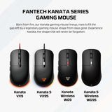 Fantech kanata s wg9s wireless gaming mouse - red mice & trackballs