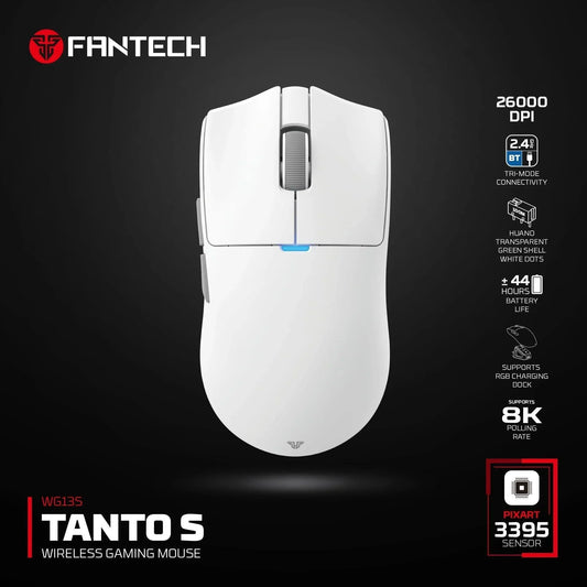 Fantech wg13s tanto s wireless gaming mouse 8k mice & trackballs