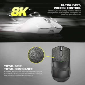Fantech wg13s tanto s wireless gaming mouse 8k mice & trackballs
