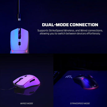 Fantech wg7v2 crypto ii wireless gaming mouse black mice & trackballs