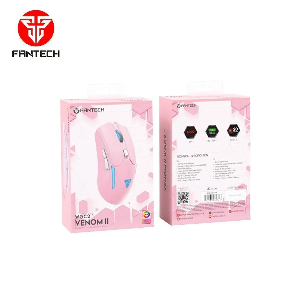 Fantech wgc2+ venom ii sakura wireless mouse
