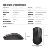 Fantech wgc5s blake s dual mode wireless gaming mouse - black mice & trackballs