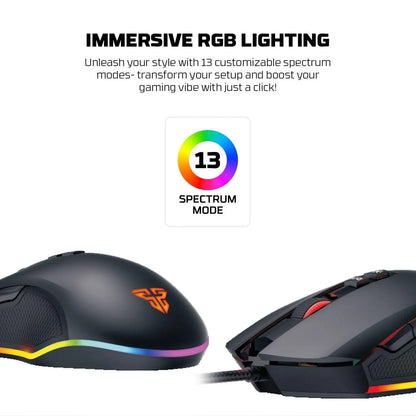 Fantech zeus x5a gaming mouse 8000 dpi mice & trackballs