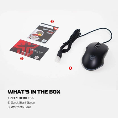 Fantech zeus x5a gaming mouse 8000 dpi mice & trackballs