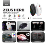 Fantech zeus x5a gaming mouse 8000 dpi mice & trackballs