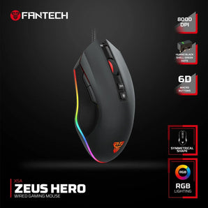 Fantech zeus x5a gaming mouse 8000 dpi mice & trackballs