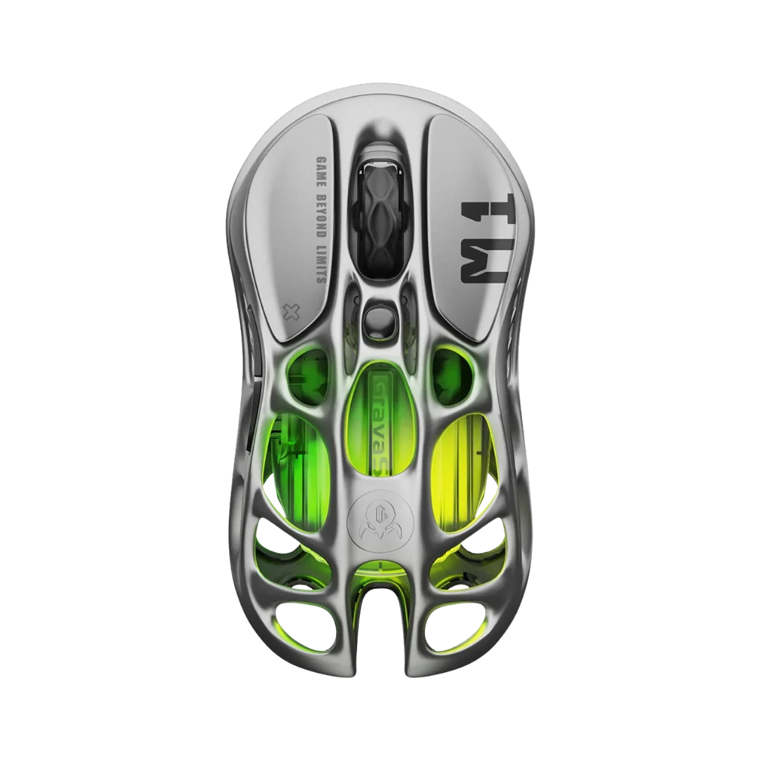 Gravastar mercury m1 pro wireless gaming mouse – 26,000 dpi paw3395dm sensor