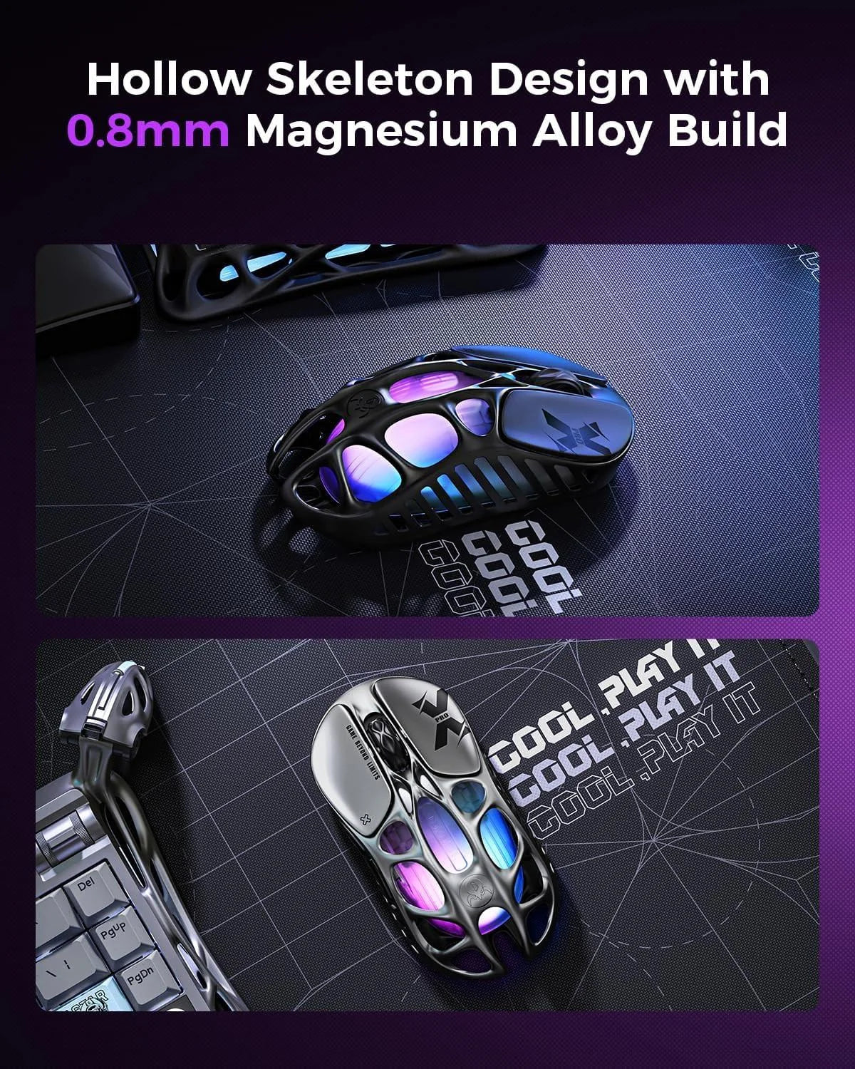 Gravastar mercury x pro wireless gaming mouse come with 8k dongle – 32,000 dpi
