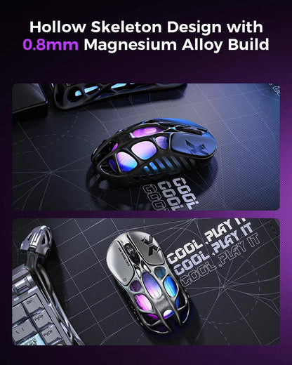 Gravastar mercury x pro wireless gaming mouse come with 8k dongle – 32,000 dpi