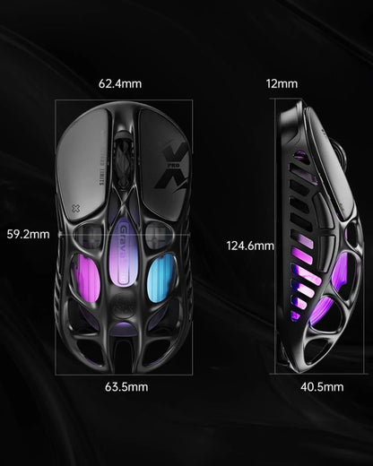 Gravastar mercury x pro wireless gaming mouse come with 8k dongle – 32,000 dpi