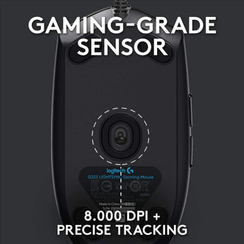 Logitech g102 light sync gaming wired mouse with customizable rgb lighting 6