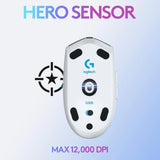 Logitech g304 lightspeed wireless gaming mouse hero sensor 12,000 dpi, mice &