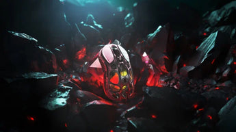 Mercury m1 pro gaming mouse - battle-worn silver mist