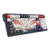 Eisa k686 pro se keyboard & k1ng m916 pro (1k hz) mouse anime combo & mousepad