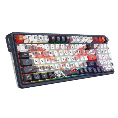Eisa k686 pro se keyboard & k1ng m916 pro (1k hz) mouse anime combo & mousepad