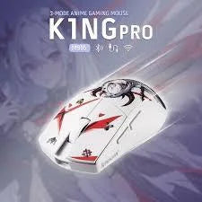 Eisa k686 pro se keyboard & k1ng m916 pro (1k hz) mouse anime combo & mousepad
