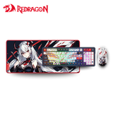 Eisa k686 pro se keyboard & k1ng m916 pro (1k hz) mouse anime combo & mousepad