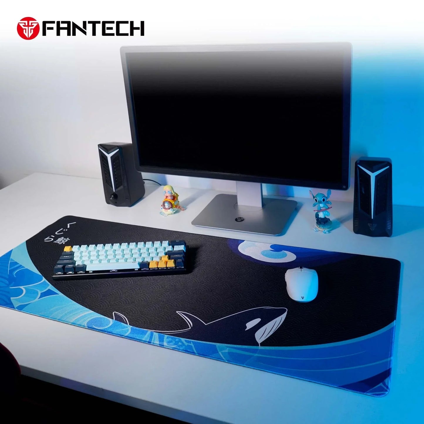 Fantech ato mp905 kujira umi deskmat mouse pad mouse pads