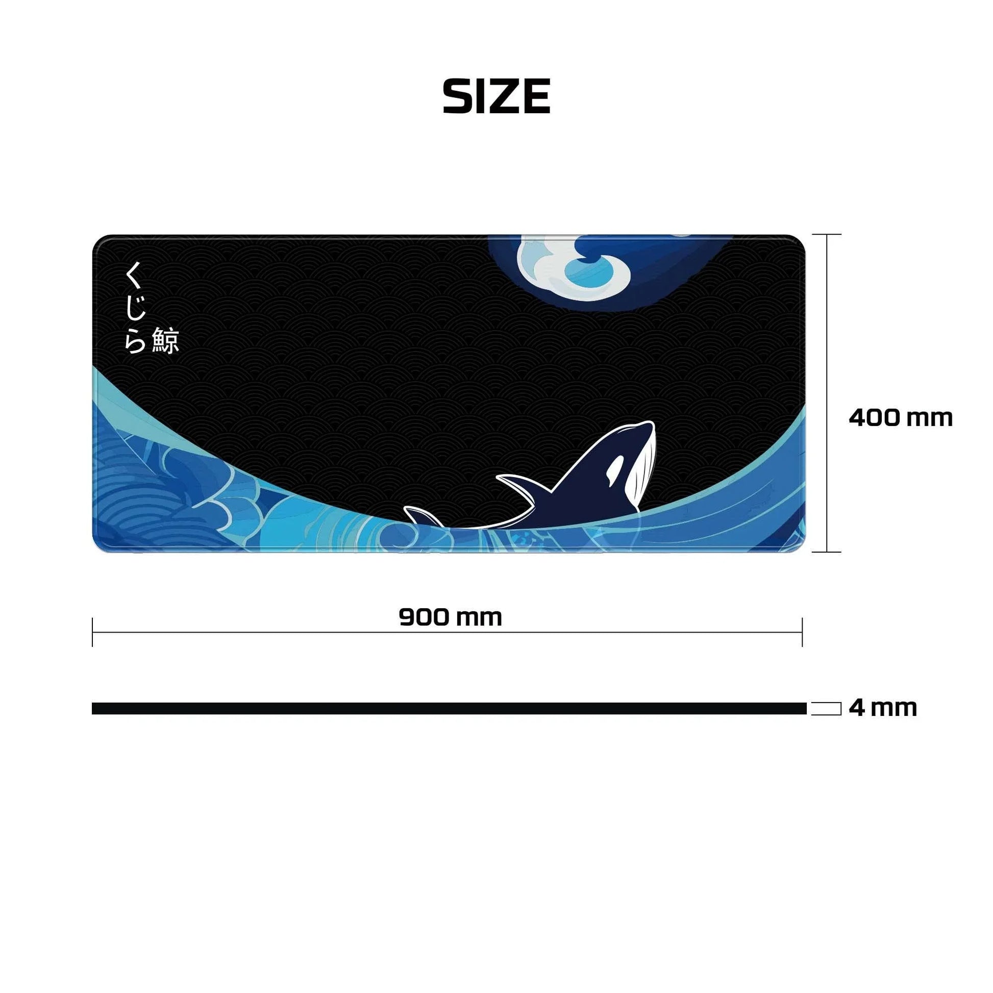 Fantech ato mp905 kujira umi deskmat mouse pad mouse pads