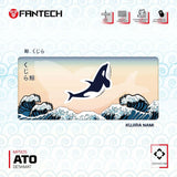 Fantech ato mp905 mousepad - kujira nami (beige) mouse pads