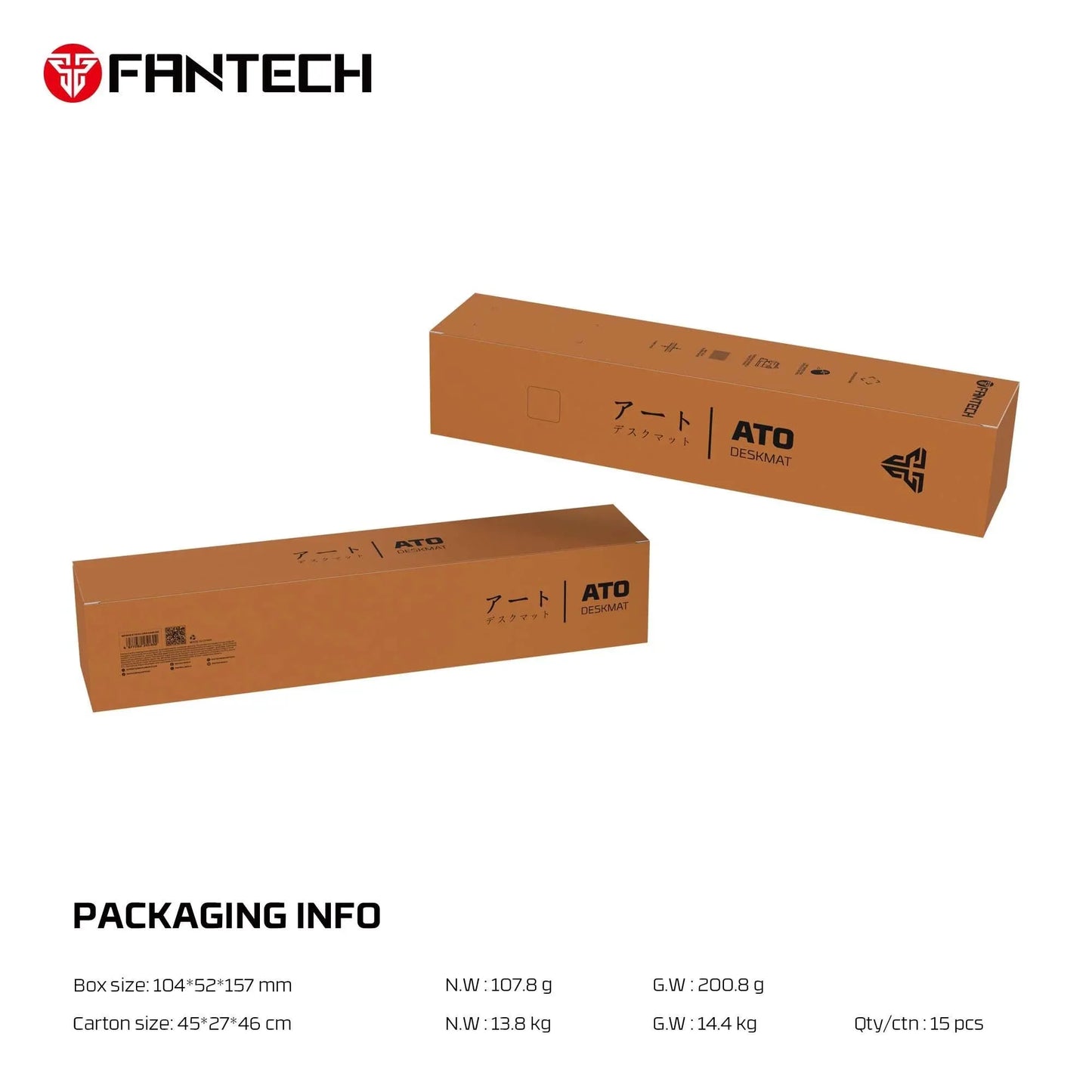 Fantech ato mp905 mousepad - kujira nami (beige) mouse pads